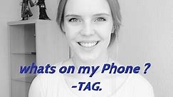 Whats on my Phone? - TAG | Beide Handy's !
