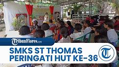 Peringati HUT Ke 36, SMKS St Thomas Maumere Gelar Misa Syukur
