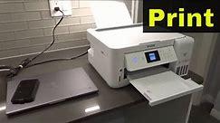How To Print On Epson ET-2760 Printer-Full Tutorial With Different Methods