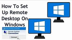 How to EASILY Set Up Remote Desktop on Windows 10/11