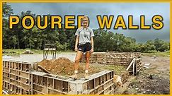 Pouring Our Own Concrete Walls | Building Our Own House #ep3