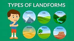 Types of Landforms | Landforms | Video for Kids
