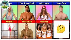 WWE Superstars & Their First Job Before Wrestling🤔😱 | WWE | Wrestlers | John Cena | The great Khali