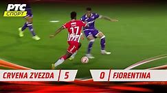 Crvena zvezda - Fjorentina (5:0), golovi sa meča