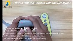 How To Pair The Remote With The Receiver?