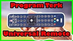 Setup and Program this Terk 6 Device Universal Remote to Any Device!