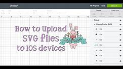 How to load SVG files to iPhone and iPad tablet tutorial with iZip.