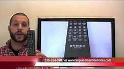 Dynex HTR274E Remote Control PN: TV562082 - www.ReplacementRemotes.com