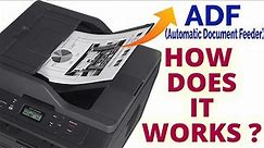 How Does ADF (Automatic Document Feeder) Works on Laser Printer | Brother DCP L2540 DW Printer