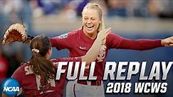 Florida State vs. Washington: 2018 Women's College World Series | FULL REPLAY