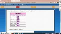 Grade 4 - Math: Mean, median, mode, and range, Combinations, Interpret charts to find mean, med…