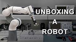 Industrial robot unboxing: Automata Eva Robot