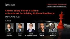 China's Sharp Power In Africa: A Handbook For Building National Resilience