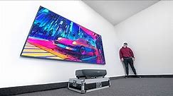 Huge 100-inch 4K Laser TV - 100 Inches for Less $$$