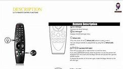 LG TV Remote Control Functions: Magic Remote Owner's Manual