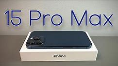 iPhone 15 Pro Max Blue Titanium - Unboxing, Comparison & First Impressions!