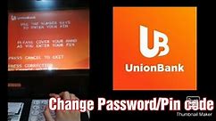 how to change ATM Pin code,password