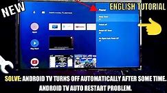 Android TV Turns Off Automatically After Some Time || Android TV Restarting Automatically [Fixed]
