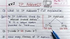 what is ip address? full Explanation | Learn Coding