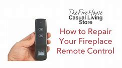 How to Repair Your Fireplace Remote Control
