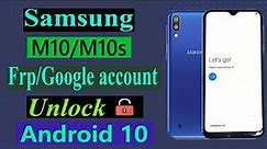 Samsung M10 (M105F)M10s Frp Bypass Not Work !Google Account Unlock Android 10