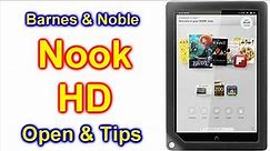 Nook HD 7 in. E-reader With Tips On Using It