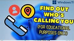 How to Track a Cell Phone Number (EDUCATIONAL PURPOSES ONLY)