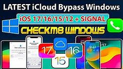 👀😍 NEW iCloud Bypass Windows With Signal/Sim/Network on iOS 17/16/15 iPhone/iPad | Checkm8 Windows