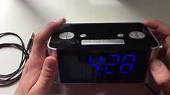 Emerson SmartSet Alarm Clock Unboxing & Review
