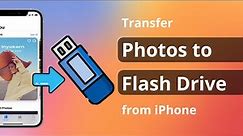 [2 Ways] How to Transfer Photos from iPhone to Flash Drive (USB) 2024