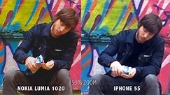 Iphone 5s vs Nokia Lumia 1020 [Video capture]