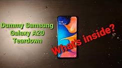 What's inside of Dummy Samsung A20 Display Phone?