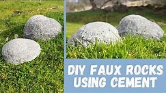 Easy Faux Rocks Using Papercrete, Lightweight Fake Cement Rocks for your Garden