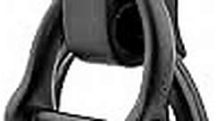TISUR Belt Loop Keychain Clip, Titanium Carabiner Keychain Key Holder with Detachable Key Ring for Duty Belt, Car Key chain Gifts for Men Women, BK1S+D Ring (Black)