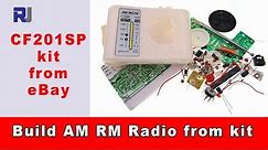Build AM FM Radio Receiver DIY kit CF210SP