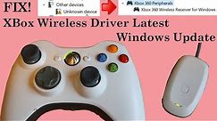 How to fix install Xbox 360 controller wireless receiver drivers - Latest Windows Update!