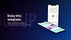 After Effects Template - mobile mockup promo Free Template