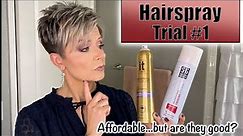 HAIRSPRAY TRIAL #1 [Freeze IT and Salon Grafix] Affordable Options