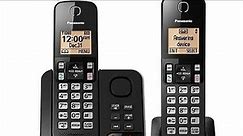 How to add contact name and phone number to panasonic landline home phone
