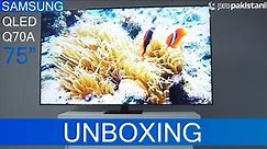 Samsung Q70A QLED 4K Smart TV Unboxing & Review !