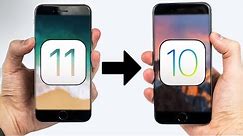 DOWNGRADE iOS 11 to iOS 10 - WITHOUT Losing Your Data!