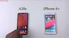 SAMSUNG A20s VS iPhone 6+ | Speed Test Comparison