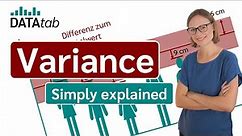 Variance (Simply explained)