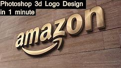 How to Make 3d Logo Design in Photoshop