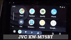 JVC KW-M75BT Display and Controls Demo | Crutchfield Video