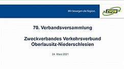 70. Verbandsversammlung des Zweckverbandes Verkehrsverbund Oberlausitz-Niederschlesien