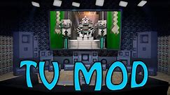Minecraft | TV MOD Showcase! (COMPUTER MOD, TV MOD, FURNITURE MOD)