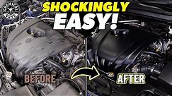 Easy Engine Bay Detailing - How To Wash Your Dirty Engine Bay With Two Products!
