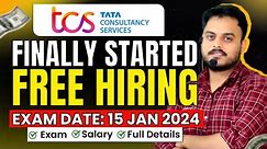 Biggest Hiring News | TCS Free Hiring | Alert Batch: 2024