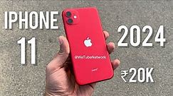 iPhone 11 in 2024🔥 ₹20k me best Secondhand iPhone | iPhone 11 in 2024 Detailed review *Hindi*